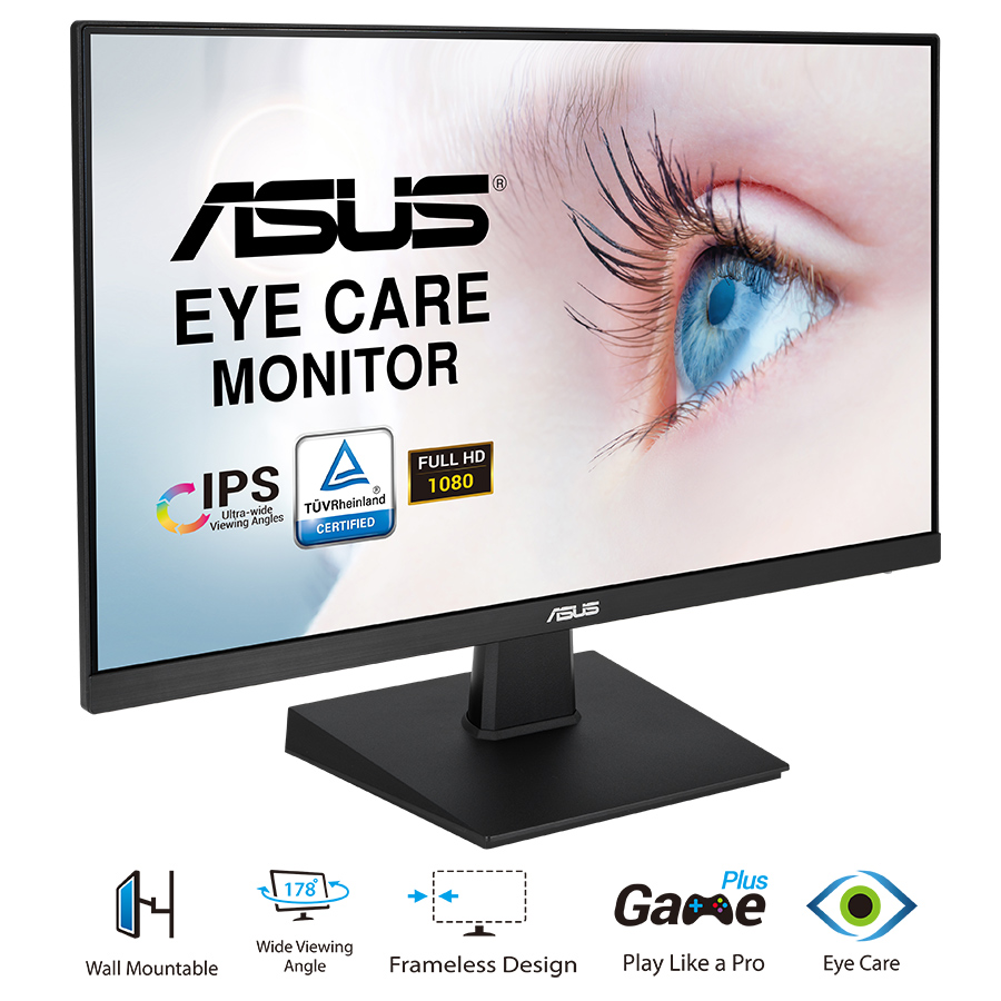 Màn Hình ASUS VA27EHE 27 IPS Full HD (1920x1080) 5ms 75Hz Viền Mỏng Bảo Vệ Mắt - Hàng Chính Hãng