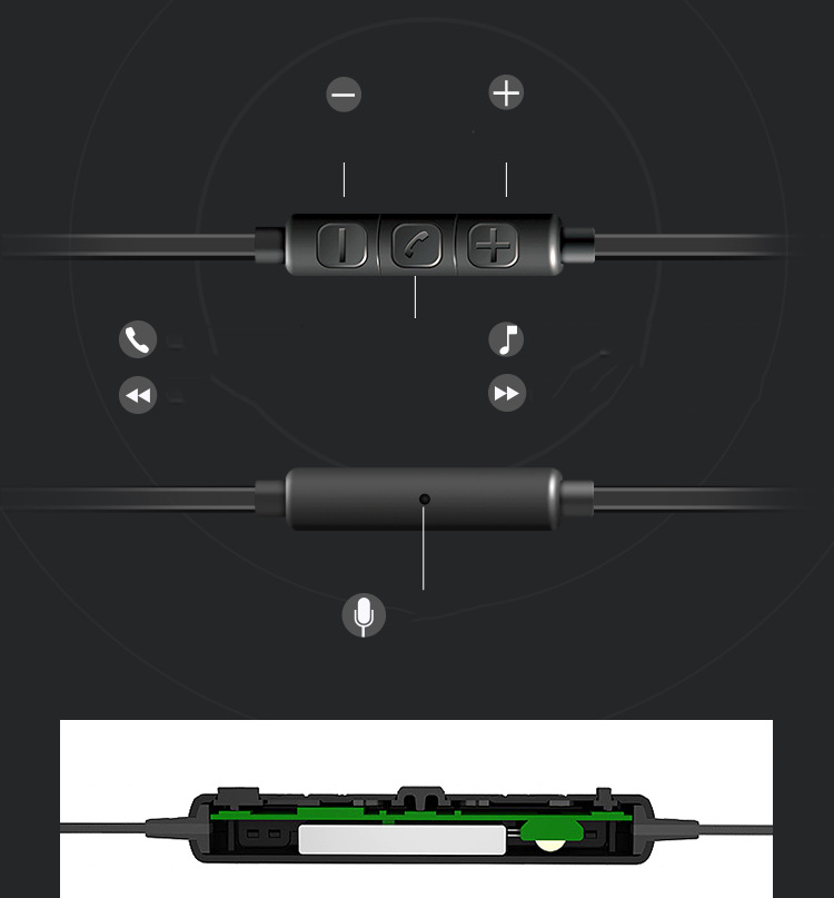 Tai nghe nhét tai eData KDK 307 Stereo Siêu Bass Jack 3.5mm dây chống rối dài 1.2m - Hàng Chính Hãng