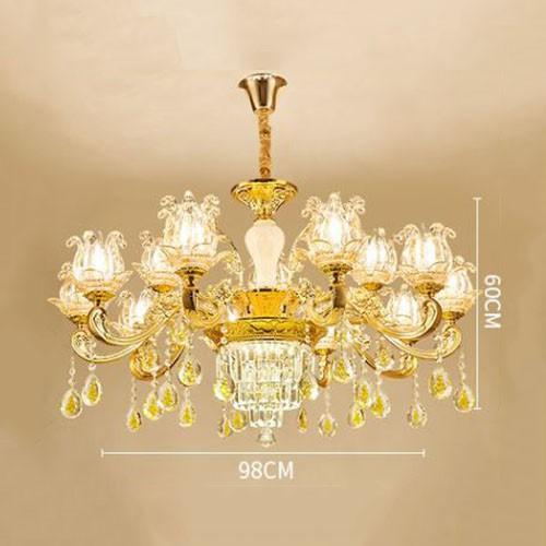 Đèn chùm AZAC kiểu dáng hiện đại trang trí nội thất sang trọng loại 15 tay - kèm bóng LED chuyên dụng.