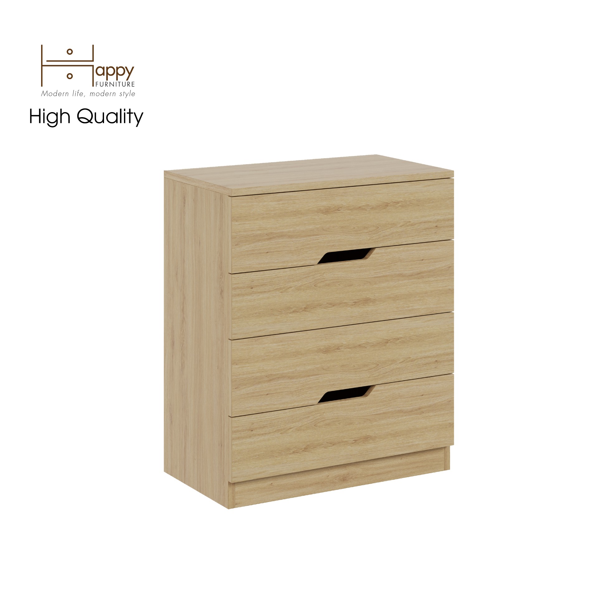 [Happy Home Furniture] DASH , Tủ đựng đồ - 4 ngăn kéo , 60cm x 35cm x 72cm ( DxRxC), THK_055