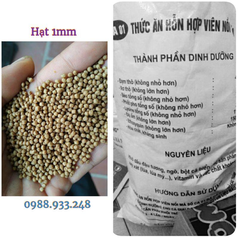 1KG Cám cá vàng, cá Koi AF CA01 tăng size nhanh lên màu mạnh