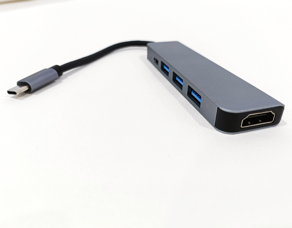 Thiết bị mở rộng USB type C Thunderbolt 5 in 1 ra cổng 3 USB/HDMI/PD