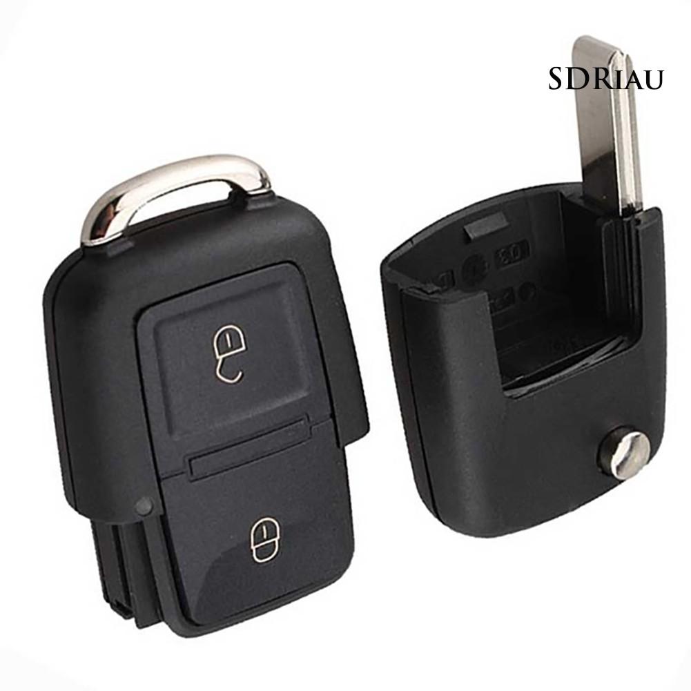 Chìa Khóa Điều Khiển Từ Xa 2 Nút 434mhz 48 Chip Uncut Blade Cho Vw Seat Skoda