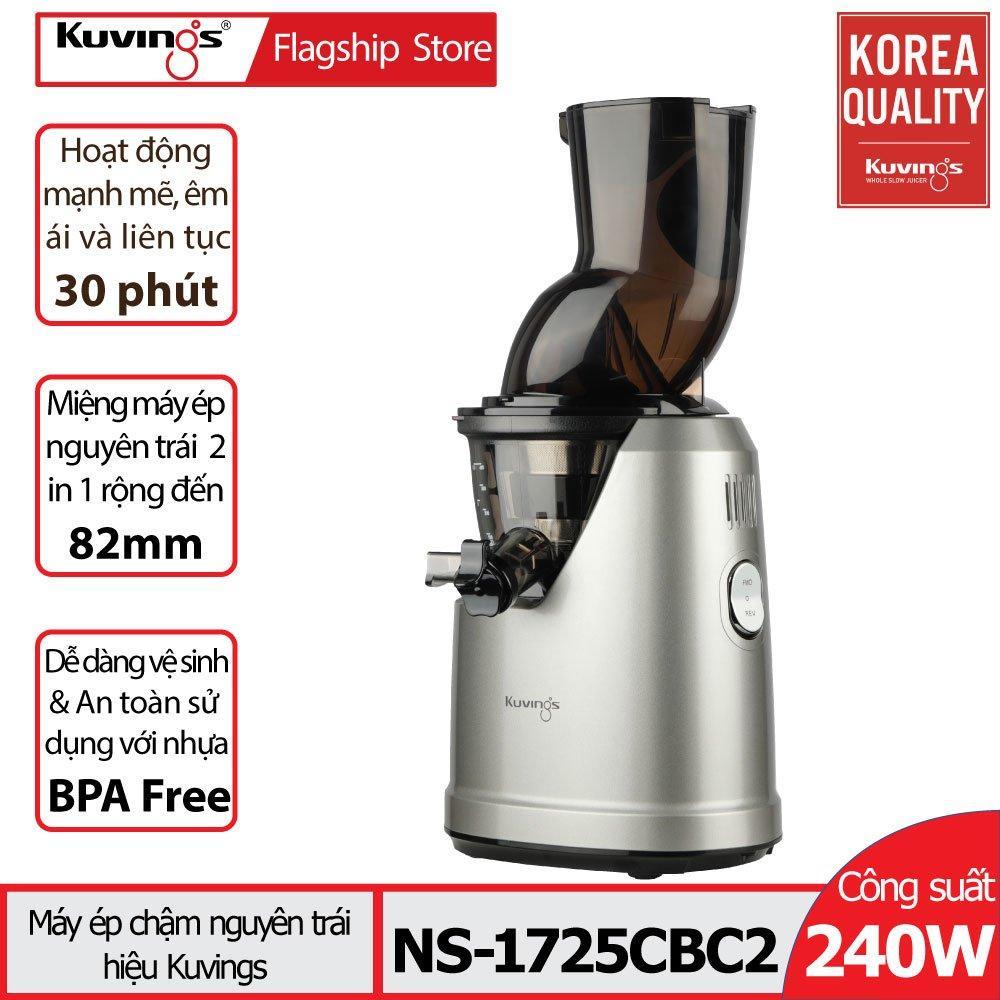 Máy ép chậm Kuvings NS-1725CBC2 TẶNG Máy xay sinh tố Koshstar KSEHB-1000 + Bàn nướng Tiger Queen SQ-G600A - Hàng chính hãng
