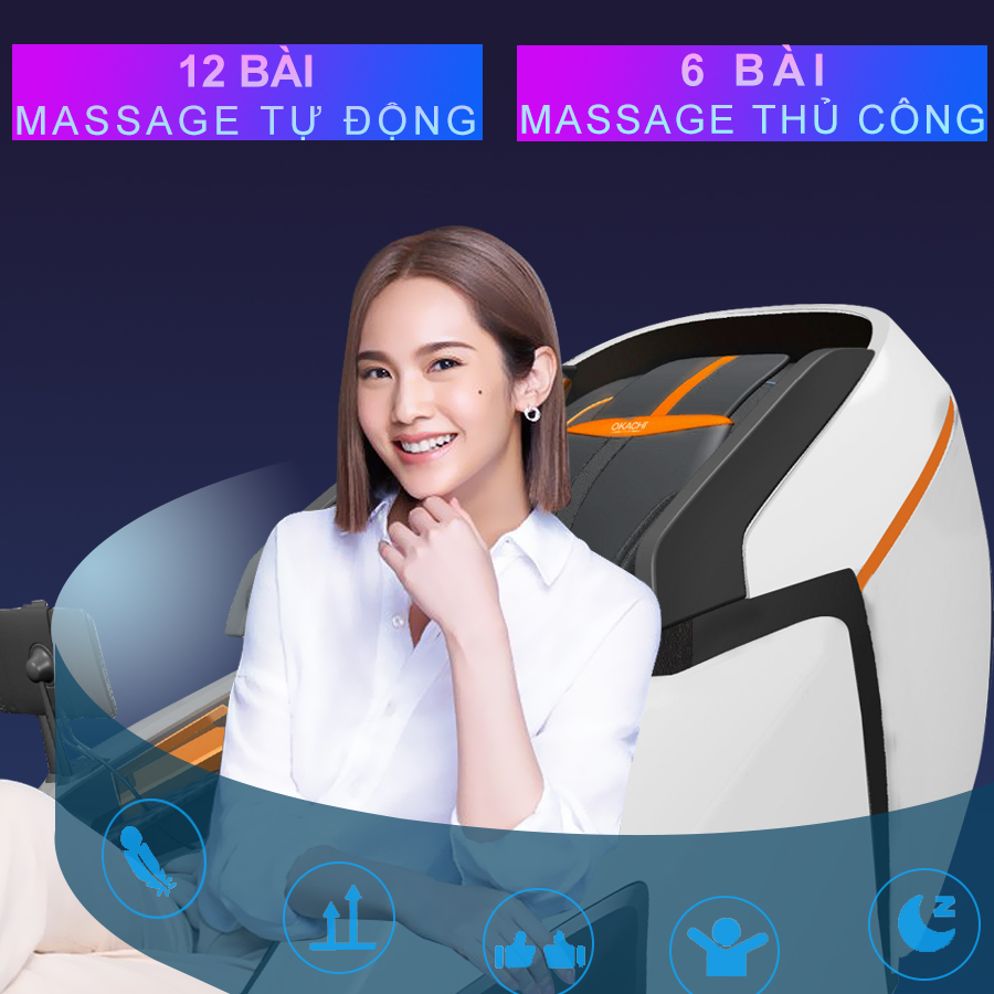 Ghế massage toàn thân OKACHI LUXURY ROYAL JP-8899