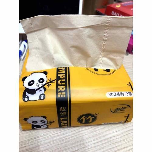 Giấy Ăn Gấu Trúc Lampure Mẫu Mới Siêu Dai