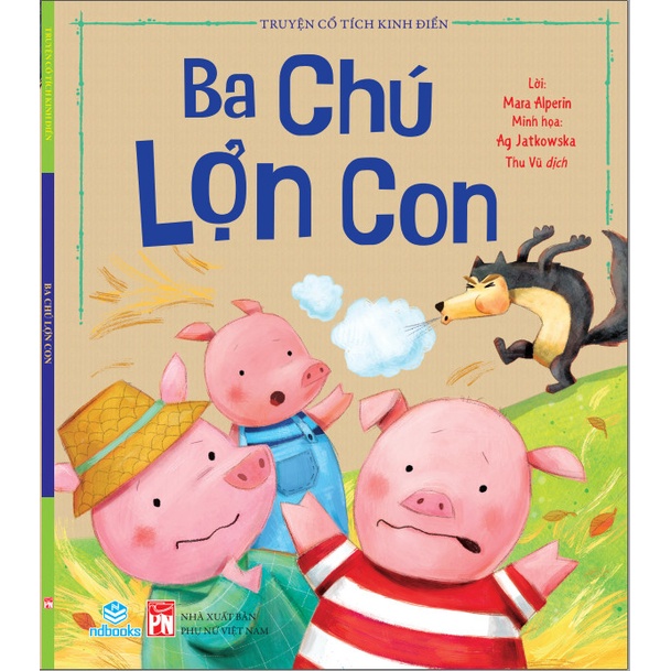 Truyện tranh - Ba chú lợn con - ndbook