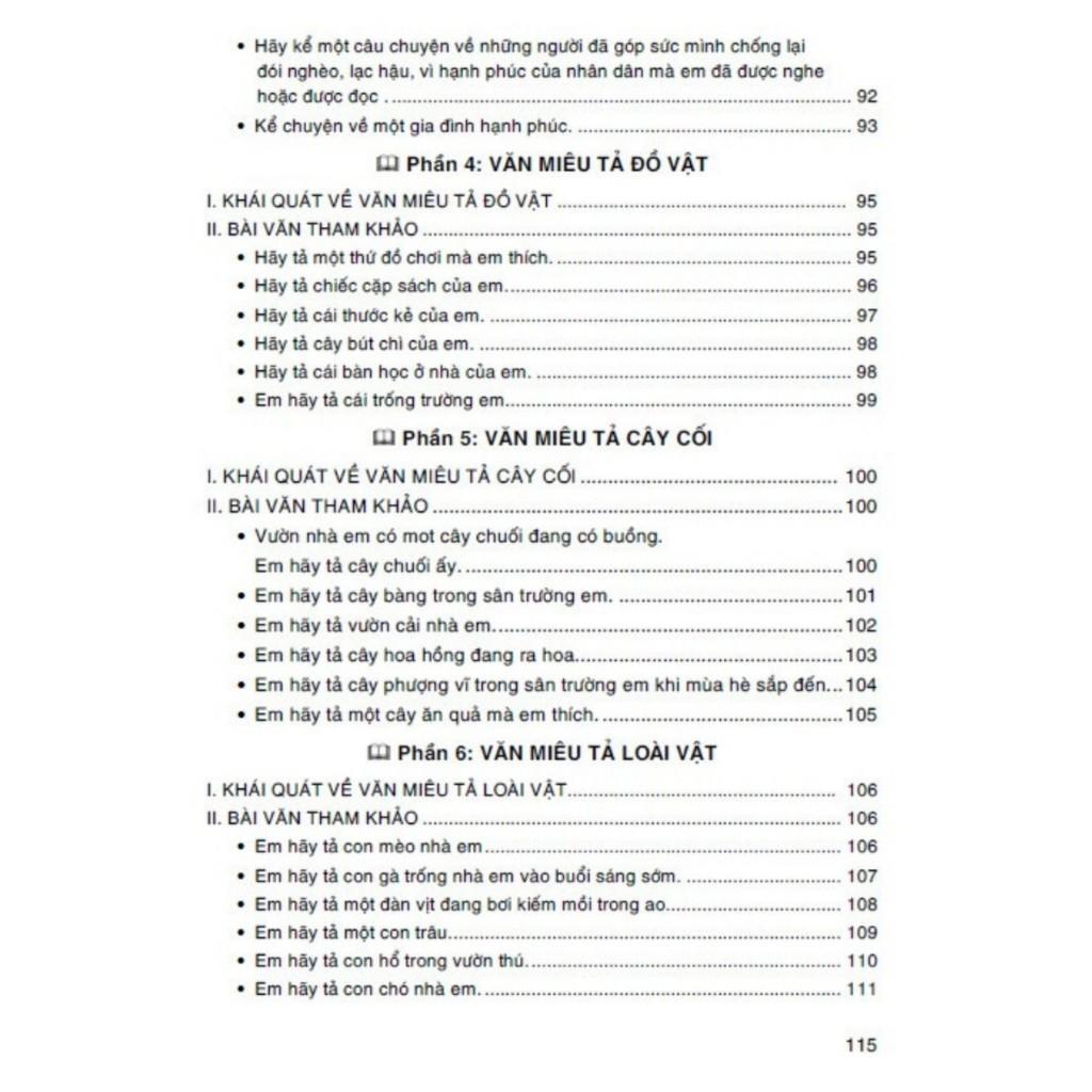 Sách - Những Bài Văn Tự Sự Và Miêu Tả Lớp 5 - Dùng Chung Cho Các Bộ SGK Hiện Hành - Hồng Ân