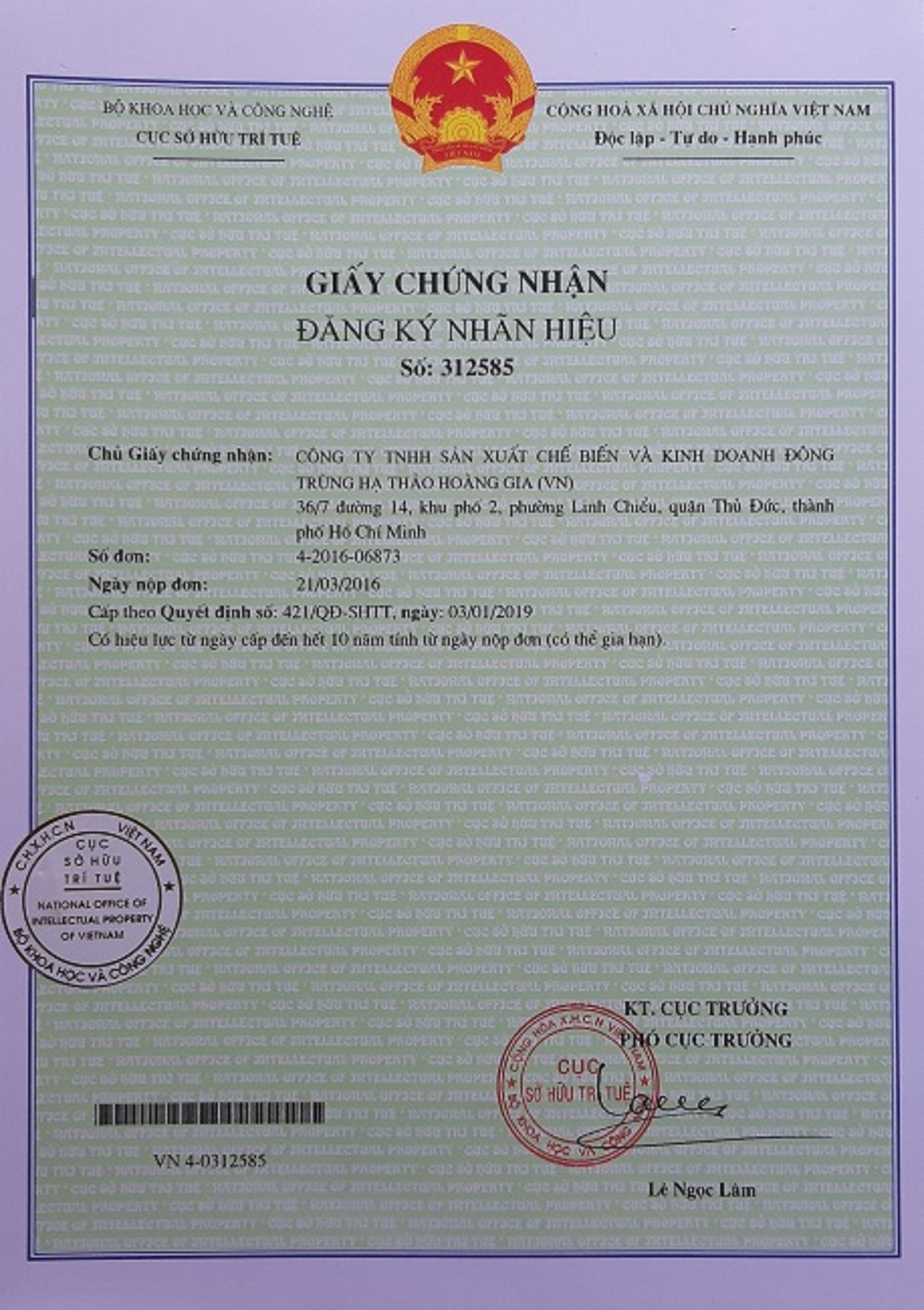 Đông trùng hạ thảo nguyên con sấy khô Hoàng Gia