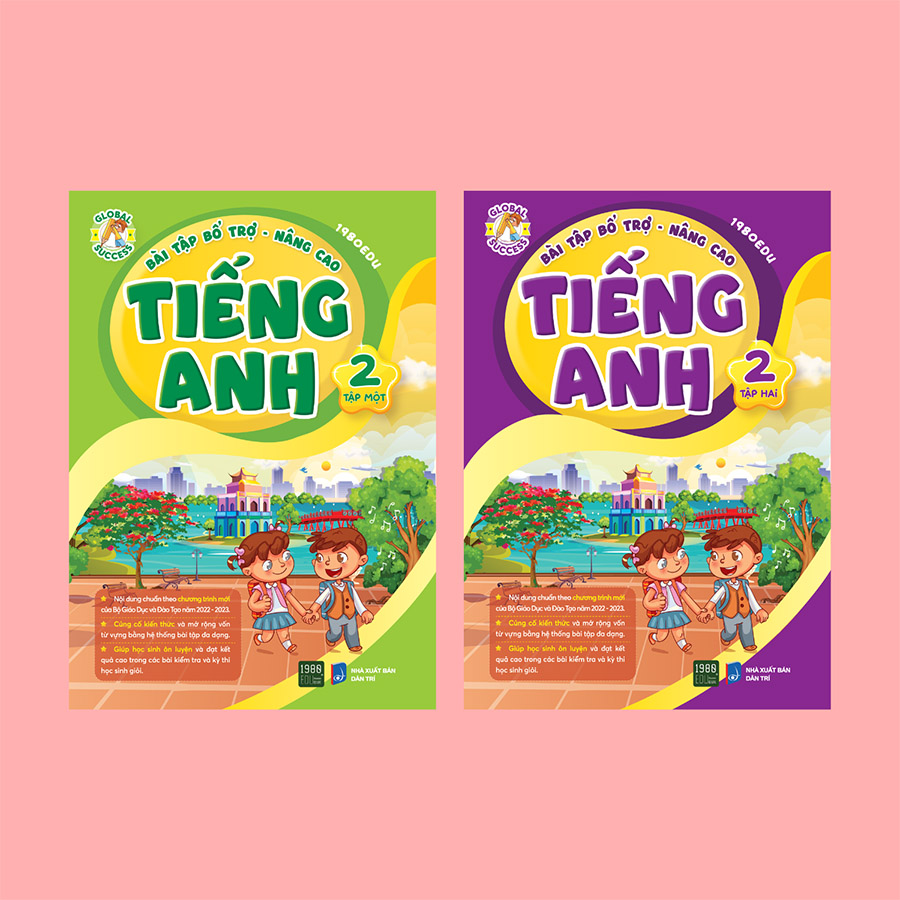 Combo 2 Cuốn Bài Tập Bổ Trợ Nâng Cao Tiếng Anh Lớp 2 (Global Success)