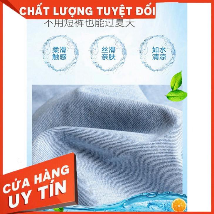 Quần Jean Nữ - Quần jean dài nữ ống rộng, xanh bạc trơn /hình thật