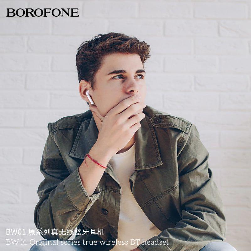 TAI NGHE AIRPOD BLUETOOTH BOROFONE BW01