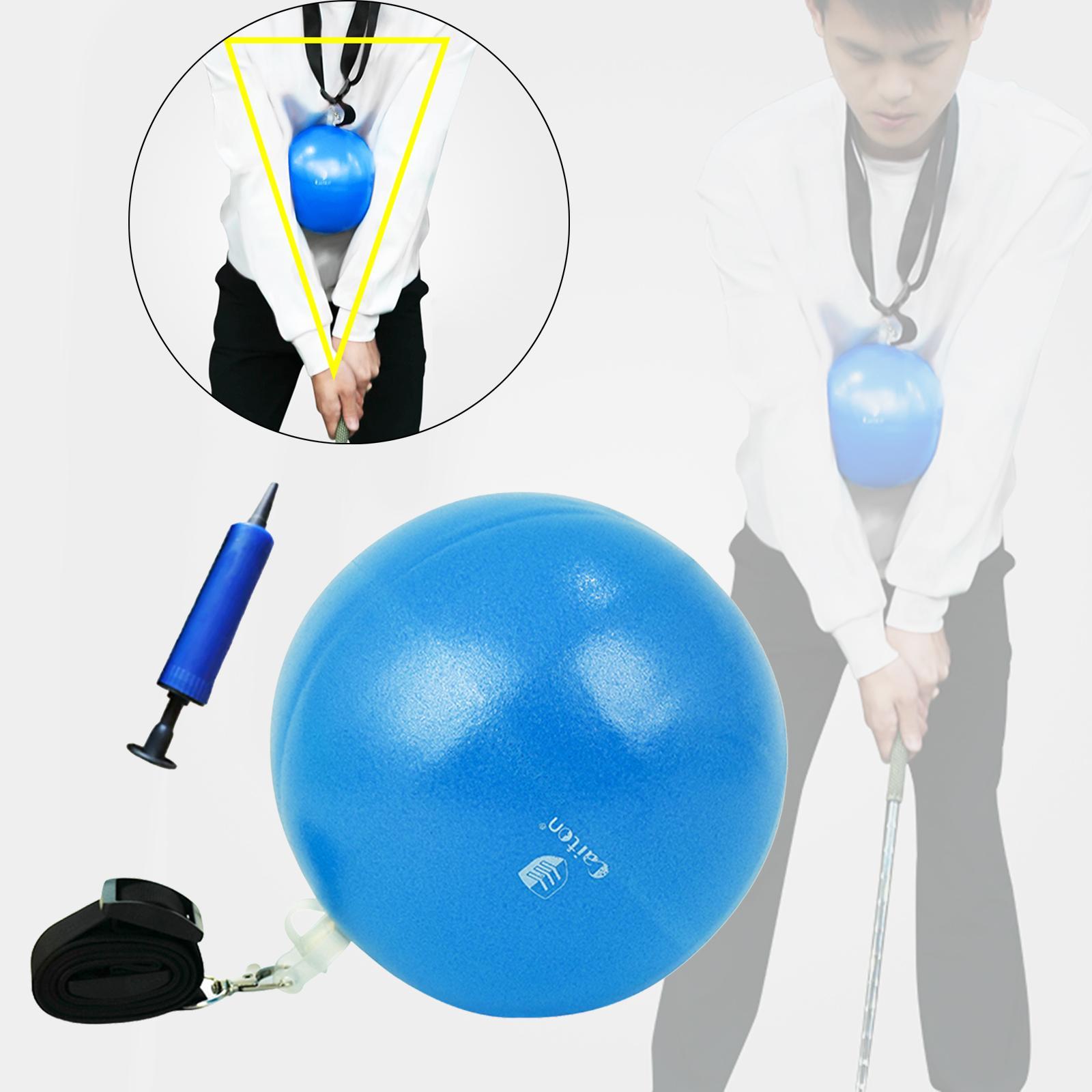 Golf Swing Trainer Ball Assist W/ Adjustable Lanyard for Posture Correction Golfer