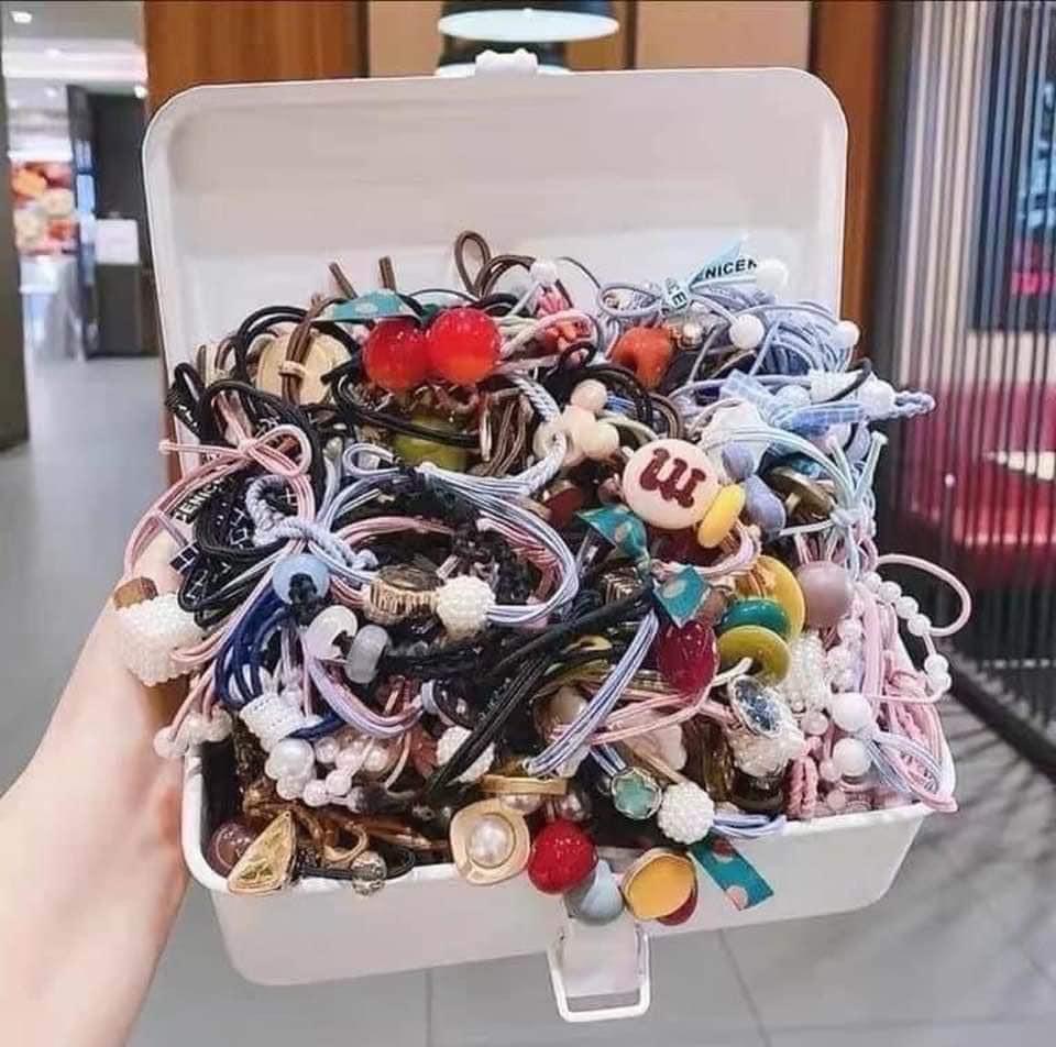 Set 50 dây buộc tóc