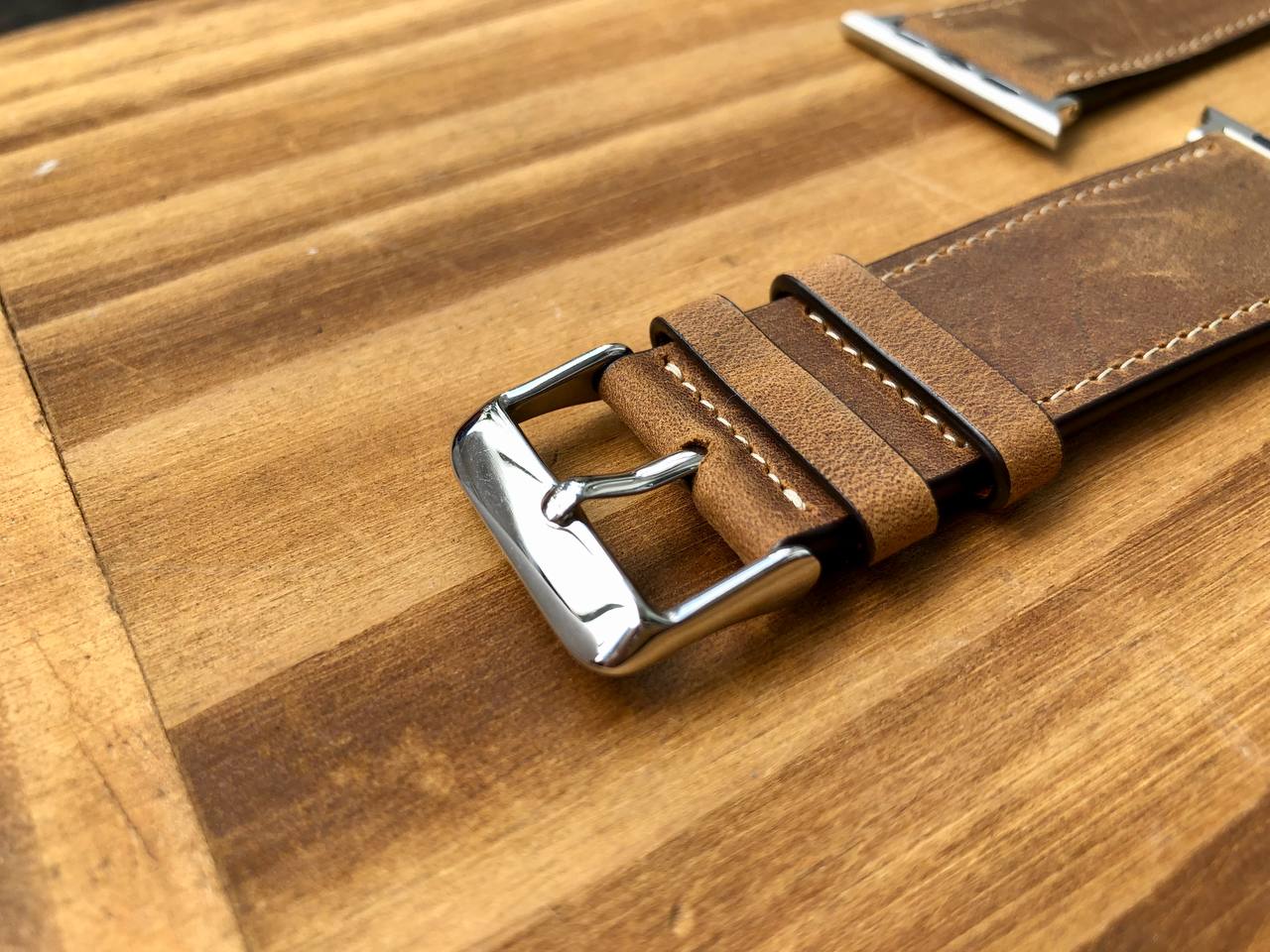 Dây Da Đồng Hồ HANNSON LEATHER Dành Cho Apple Watch, Nhiều Màu, Đủ Size - Hàng Chính Hãng