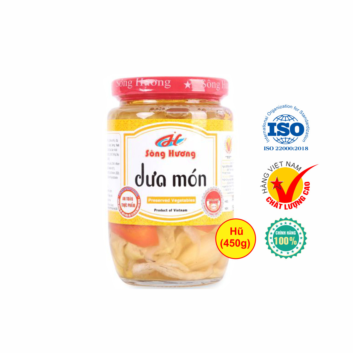Dưa Món Sông Hương 450g Combo 6 hũ