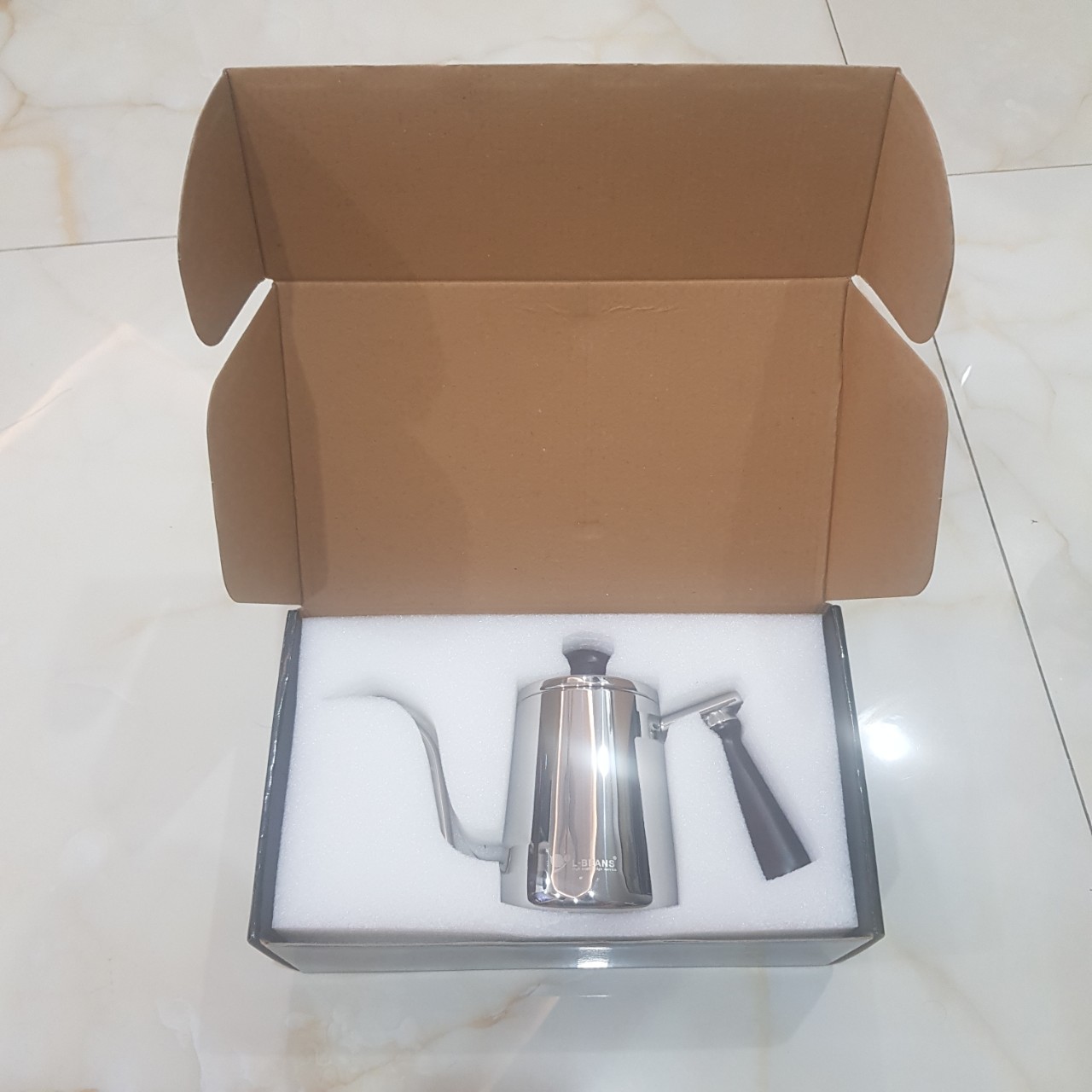 Ấm drip rót cà phê cổ ngỗng chuyên nghiệp L-Beans SD-201901 - Hàng Nhập Khẩu