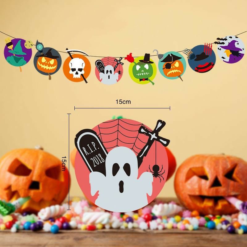 Dây cờ trang trí Halloween