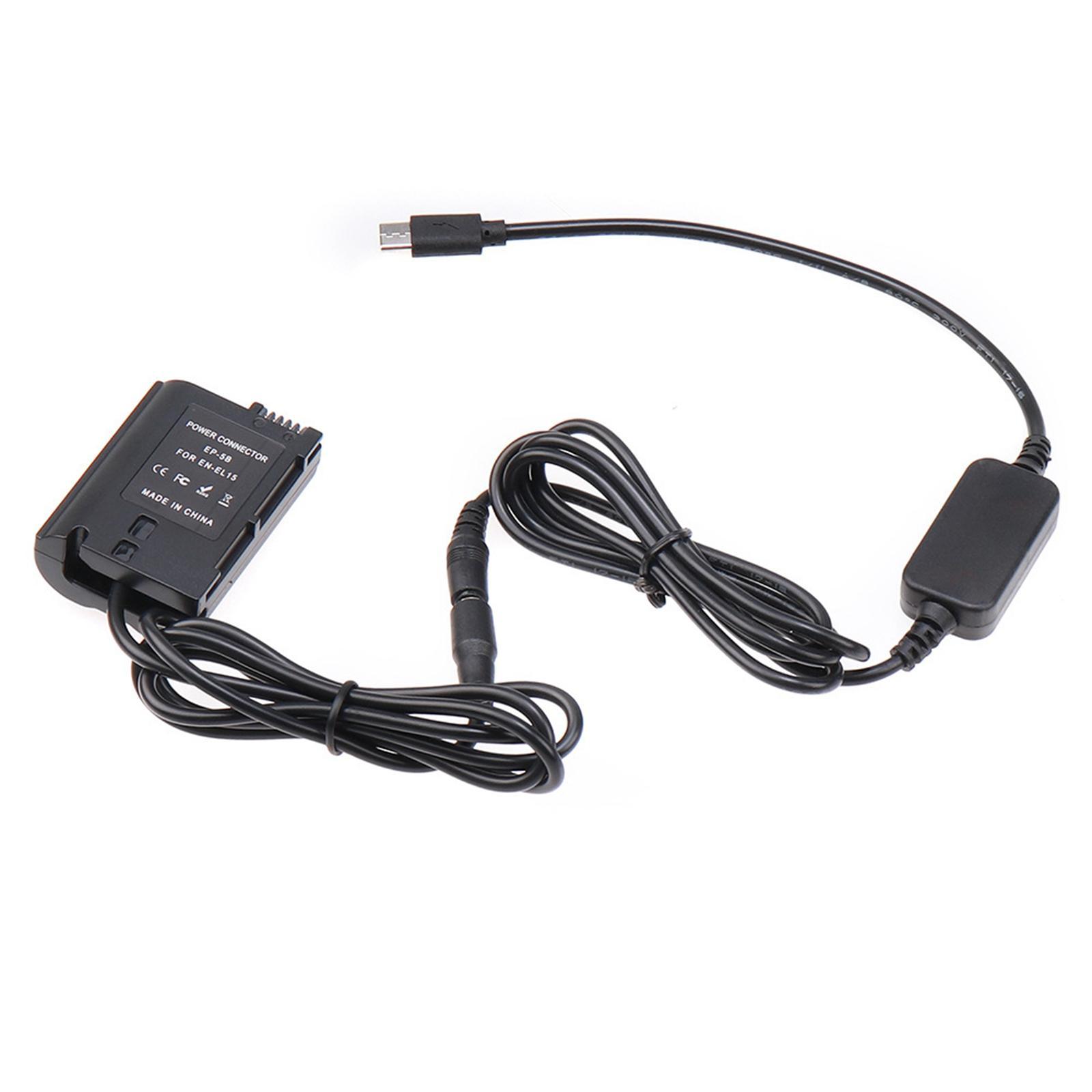 EN-EL15  Battery DC Power  Adapter DC Coupler  for  Camera
