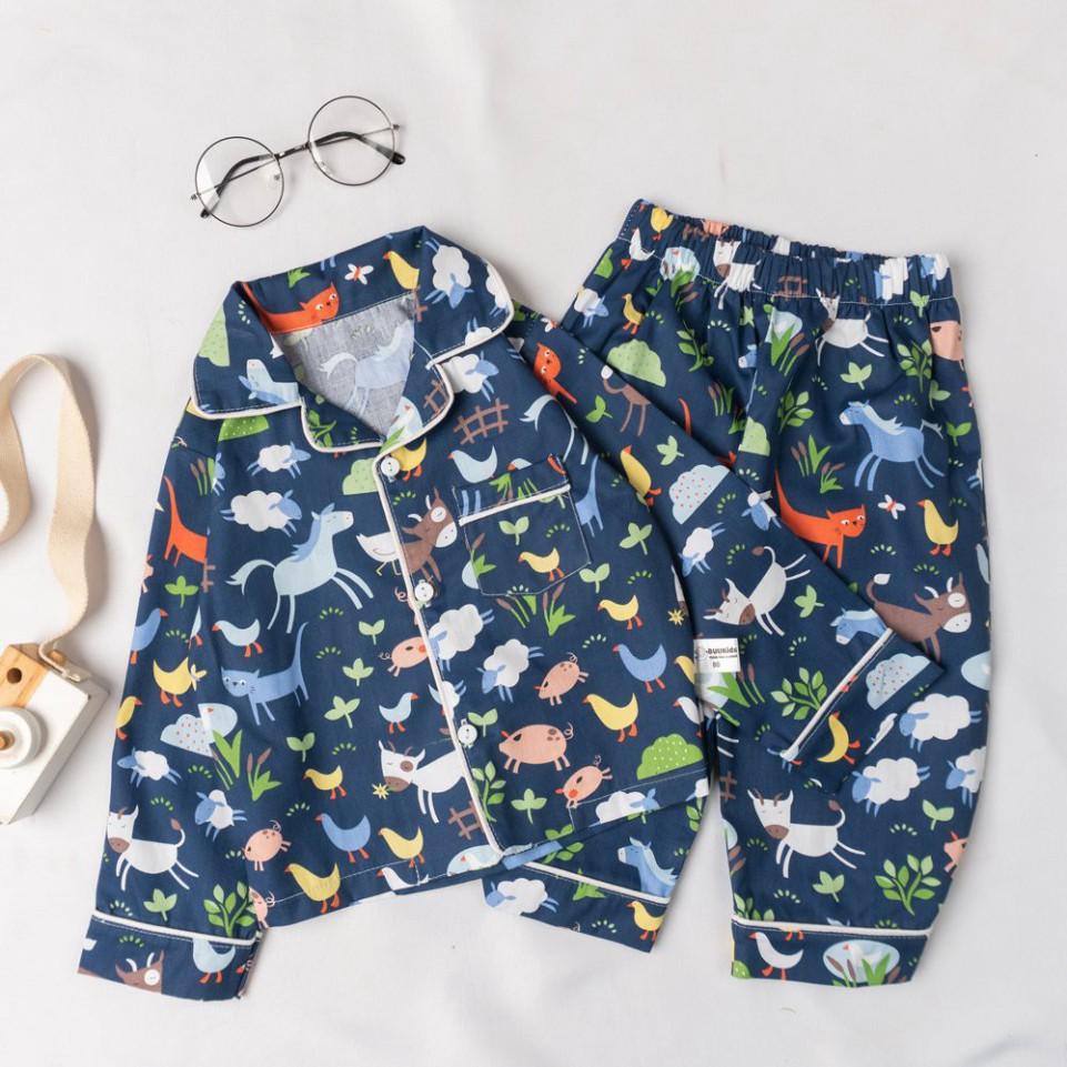 Bộ đồ Pijama dài tay đáng yêu cho bé trai - bé gái BR20017 – MAGICKIDS