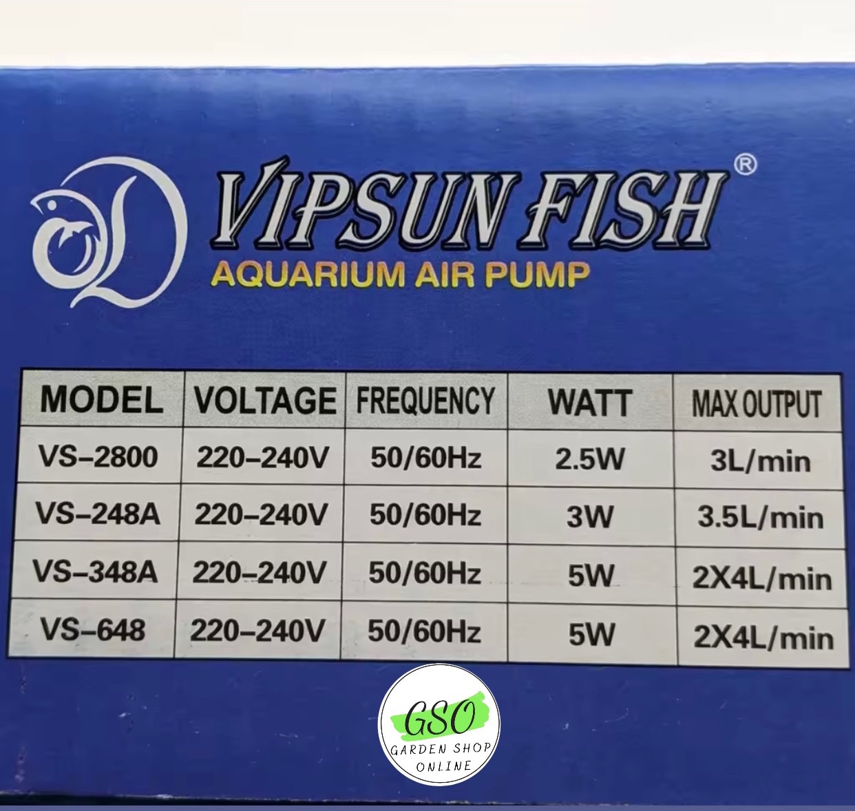 Máy sủi Oxi 1 vòi , 2 vòi VS-248 , VS-348 tặng dây oxy và sủi