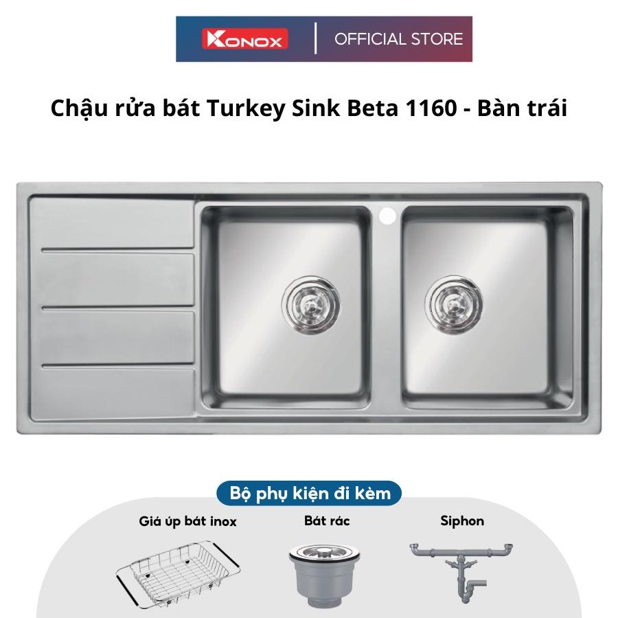 Chậu rửa bát inox KONOX Turkey sink Beta 1160