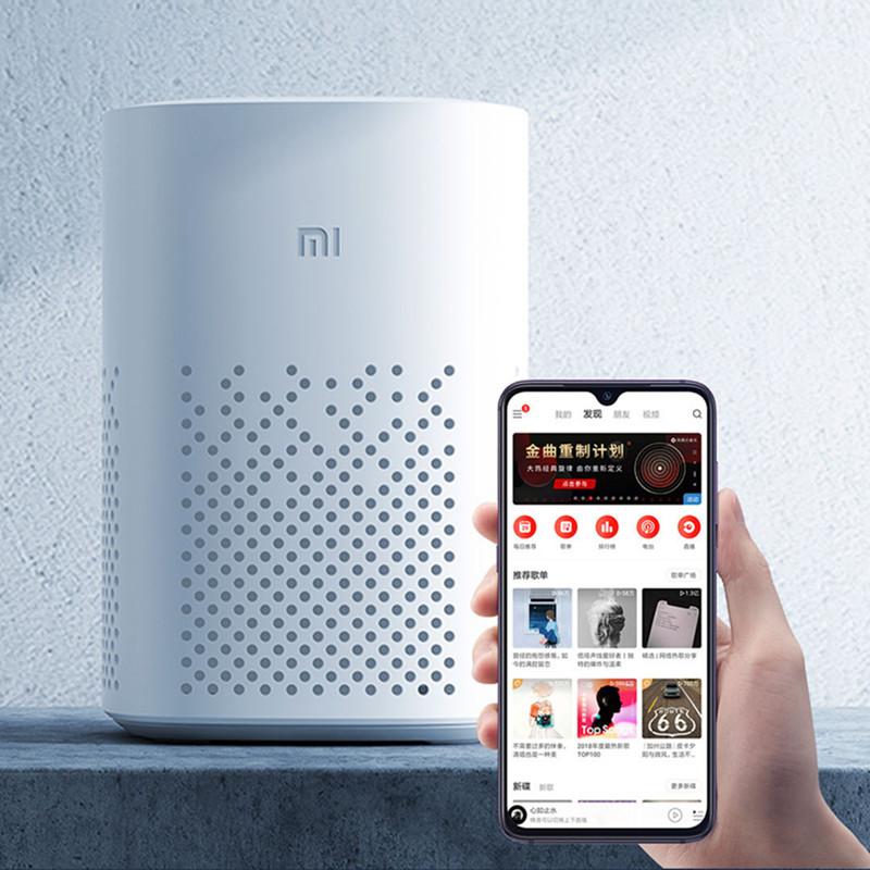 Loa Xiaomi Xiaoai Phát trắng Nhà thông minh tương thích Bluetooth Điều khiển bằng giọng nói Wi-Fi 4.2 Hỗ trợ Phát lại nhạc A2dp Nhà thông minh Color: Original US Set Type: Speaker