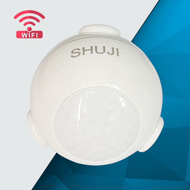 Thiết bị thông minh wifi phát hiện chuyển động SHUJI SJ-S380 (Wifi 2.4Ghz)- Tặng bộ pin sạc dự phòng - Điều khiển qua Điện thoại thông minh -Hàng Chính Hãng.