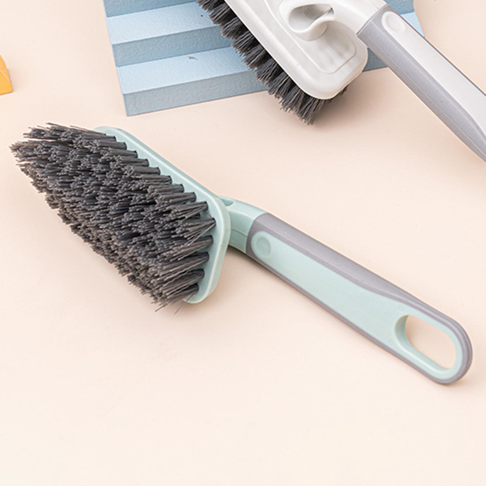Cleaning Brushes for Tile Grout Scrubber Deck Car Corner Brush Garage Green