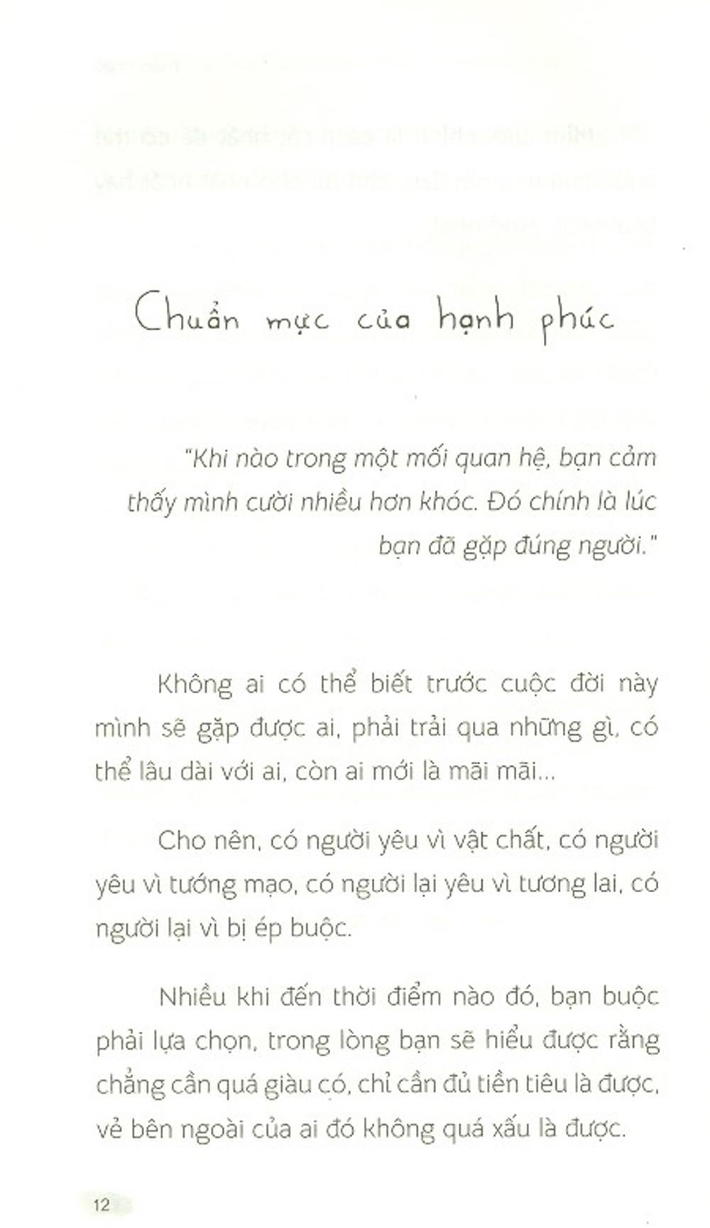 Chúng Ta Rồi Sẽ Hạnh Phúc, Theo Những Cách Khác Nhau