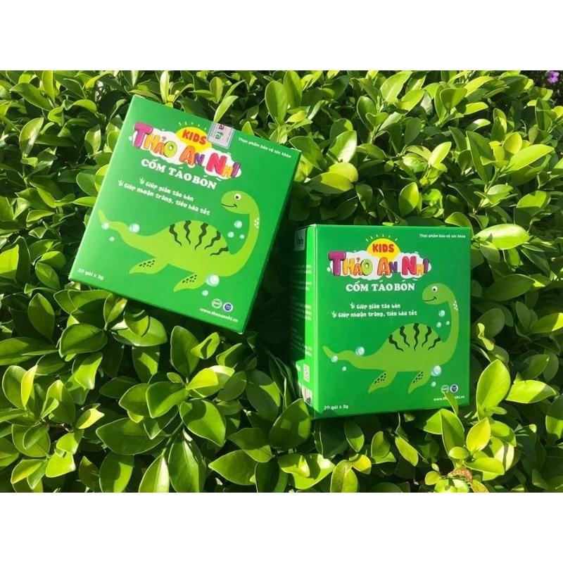 CỐM TÁO BÓN THẢO AN NHI - Hộp 20 gói - Bổ sung chất xơ giúp nhuận tràng hỗ trợ tiêu hóa cho bé