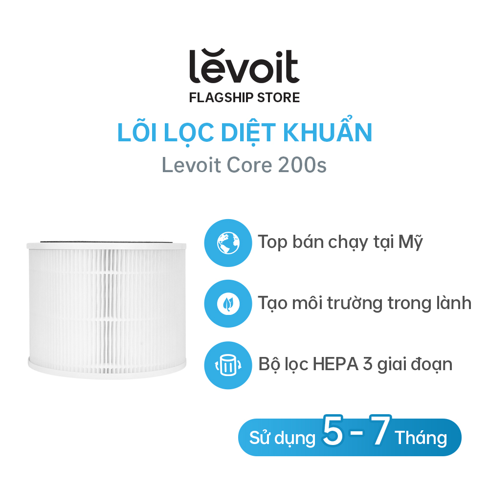 Lõi Lọc Diệt Khuẩn Levoit Core 200S - Hàng Chính Hãng