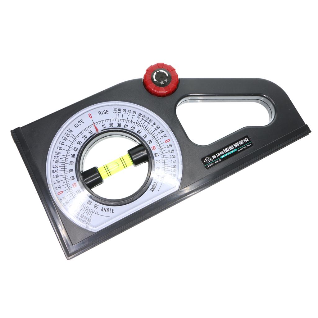 Slope Protractor Angle Bevel Inclinometer Nonmagnetic Declinometer
