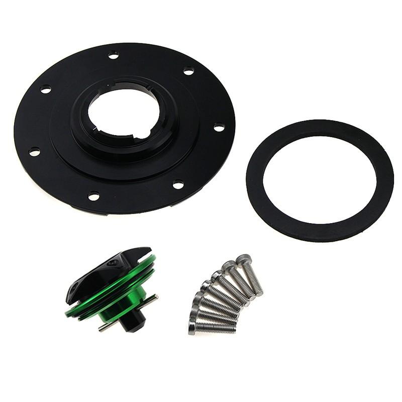 Nắp Bình Xăng Bằng Nhôm CNC Cho Xe Mô Tô Kawasaki ZZR400 ZZR600 ZZR1100 1993-2006