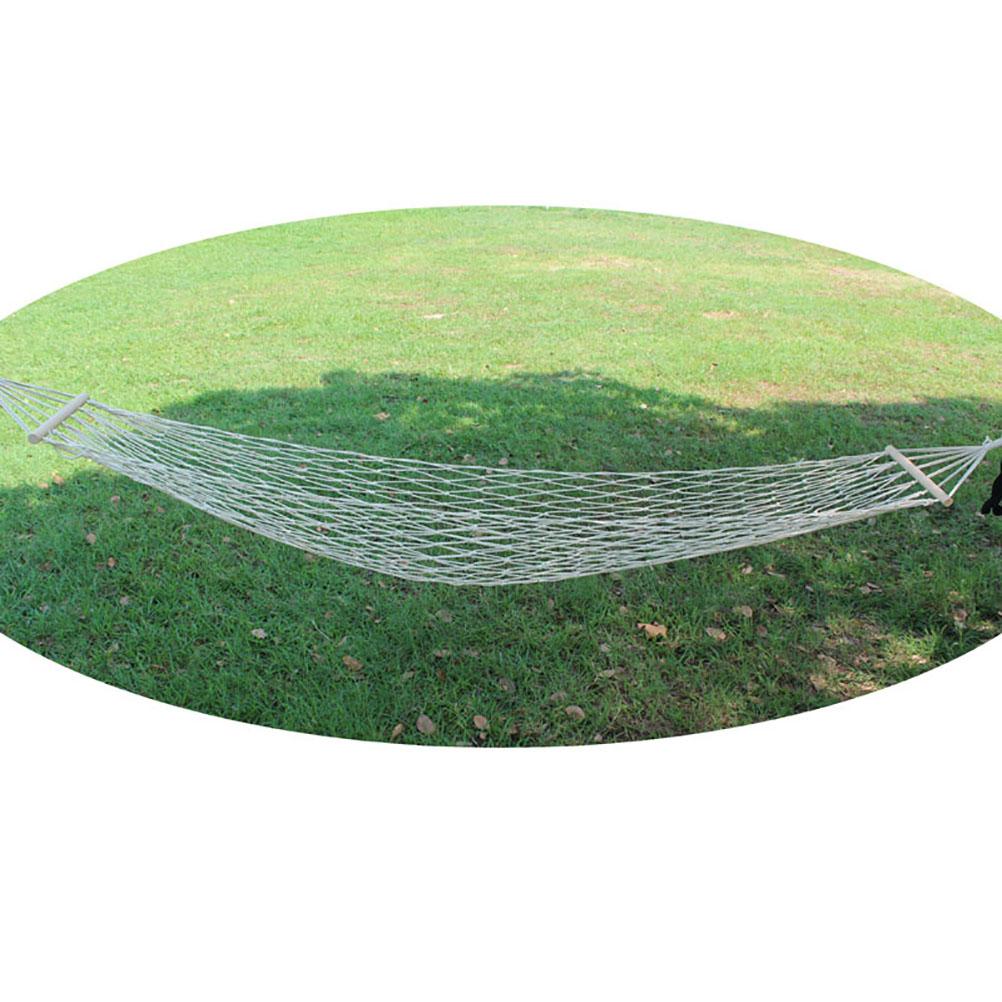 Võng Đu Treo Ghế Ngoài Trời Hiên Nhà Bãi Biển Truyền Thống Cotton Dây Xách Tay Với Túi Sắp Xếp Sân Đá Giường