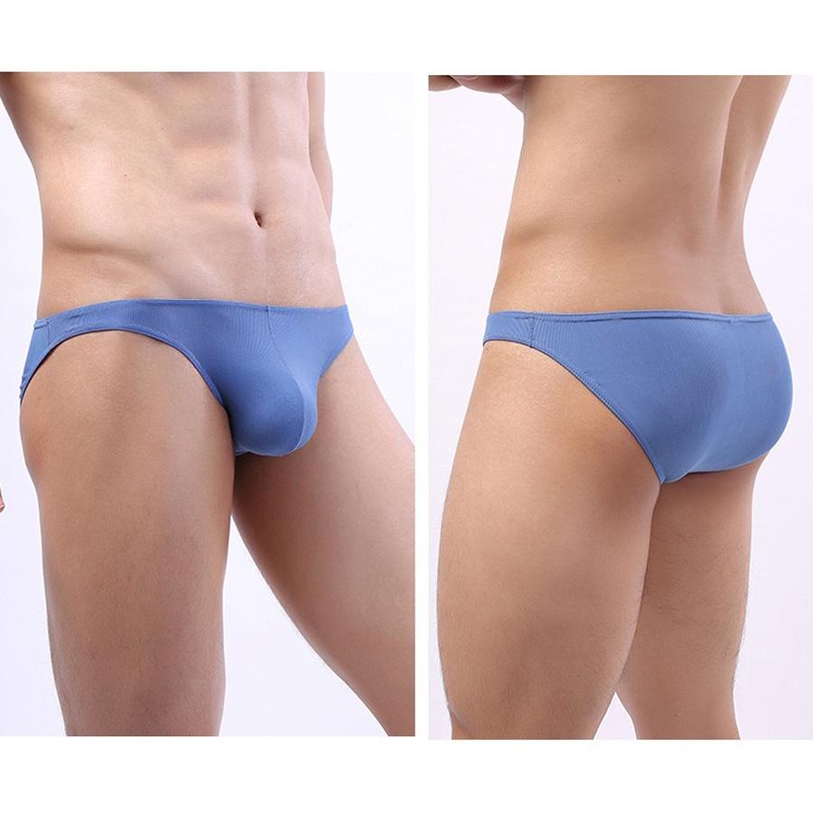 QUẦN LÓT NAM - Tam Giác Bikini Bản Nhỏ Gọn - Thun Lạnh Sọc Siêu Mát