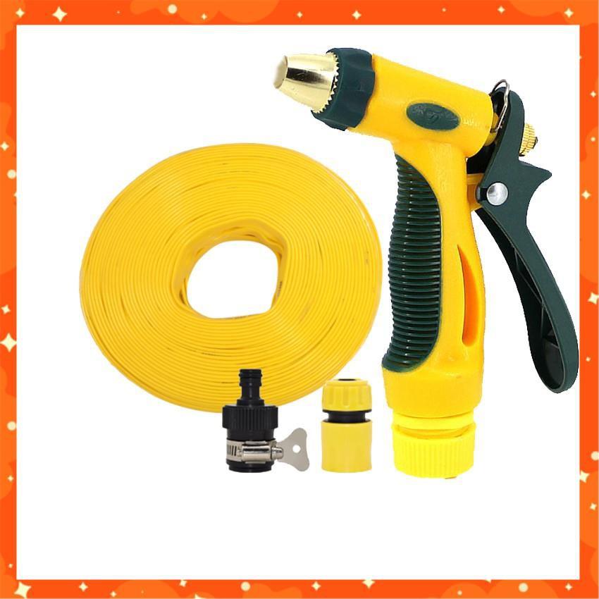 Bộ dây vòi xịt nước rửa xe,tưới cây tăng áp 3 lần 7-10m 206317