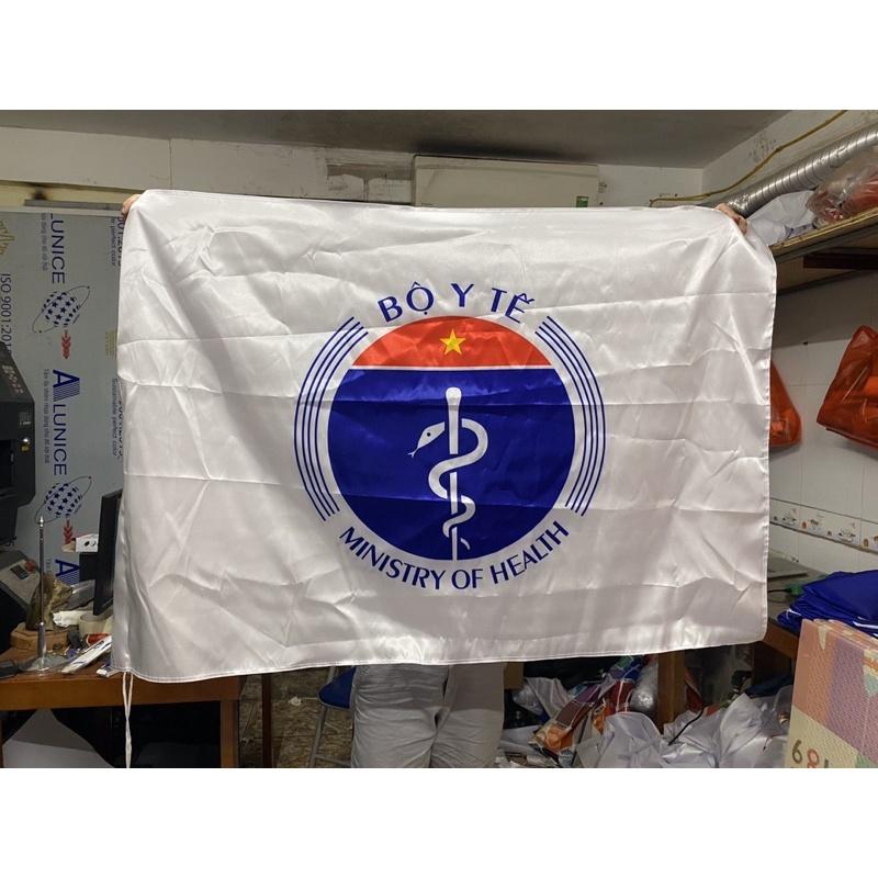 Cờ bô y tế 80x120cm in chuyển nhiệt
