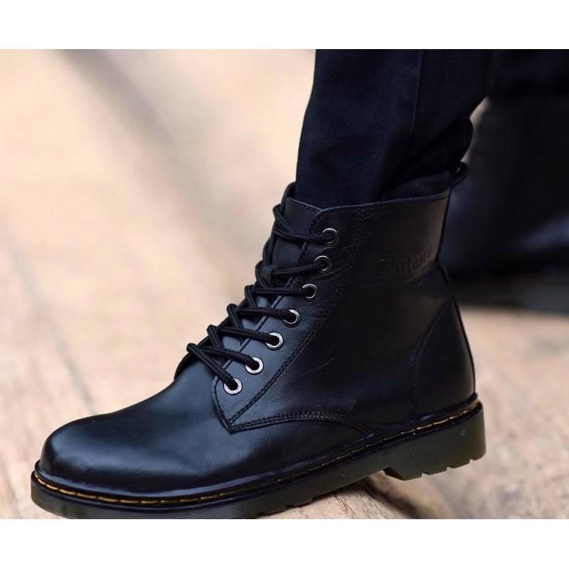 Giày đốc buộc dây cao cổ, combat boot