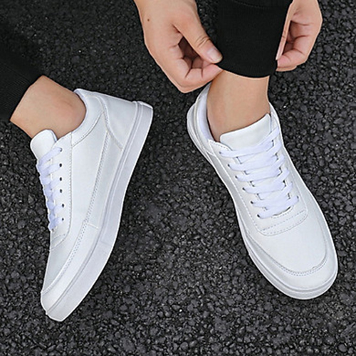 Giày Sneaker Nam Giày Thể Thao Thời Trang Udany Giày Nam Bassic Trắng Trơn Trẻ Trung Dễ Phối Đồ Ôm Chân Tuyệt Đẹp - EN019