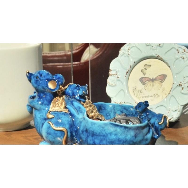TƯỢNG DECOR CHÚ CHUỘT Dễ THƯƠNG ĐỰNG BÁNH KẸO-ĐỒ DÙNG TIỆN LỢI-TRANG TRÍ PHONG CÁCH BẮC ÂU