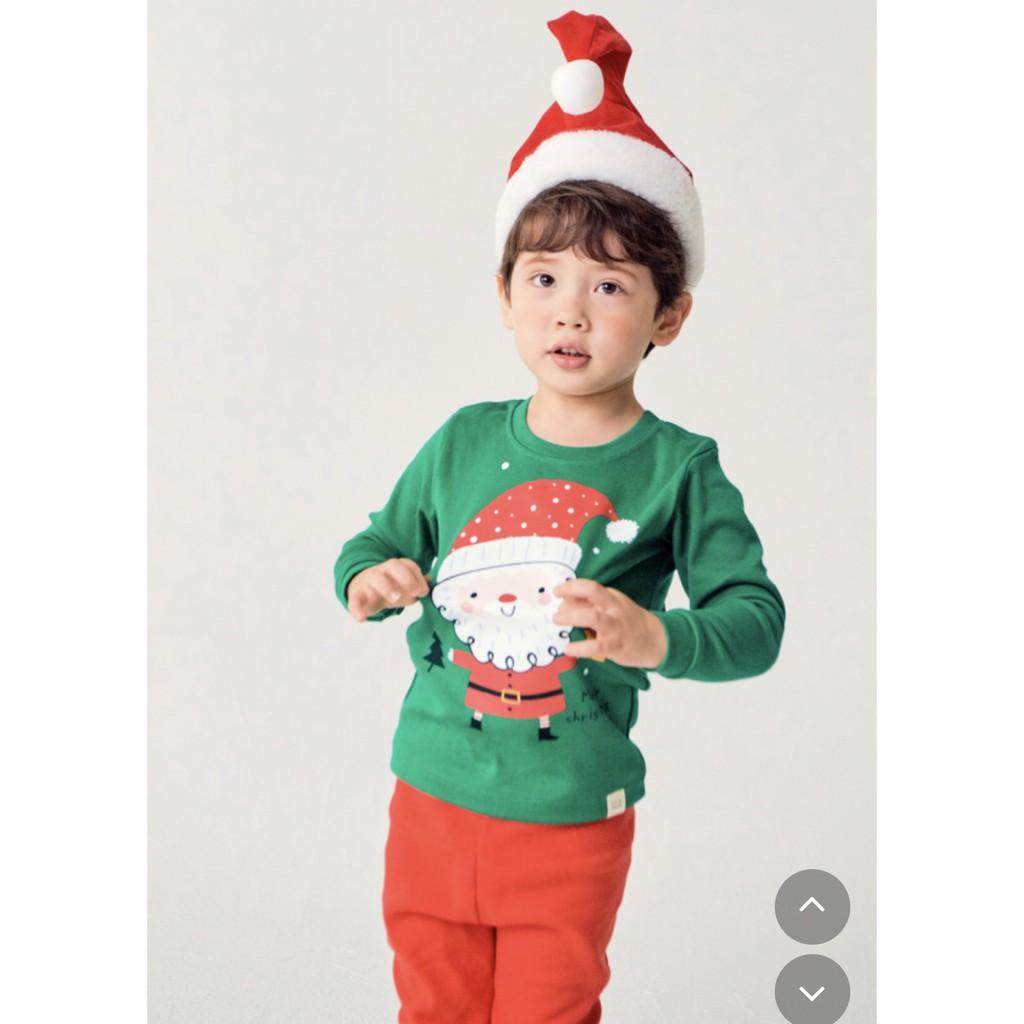 BỘ ÔNG GIÀ NOEL XANH LÁ CỦA HÃNG TTA-SOM NỘI ĐỊA HÀN, CHẤT THUN COTTON ORGANIC