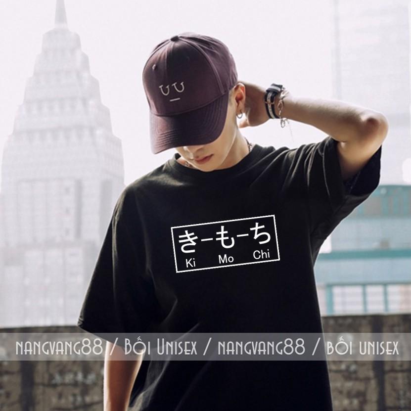 Áo Thun Nam _ Nữ Tay Lỡ Unisex Ki_Mô_Chi Siêu Ngầu