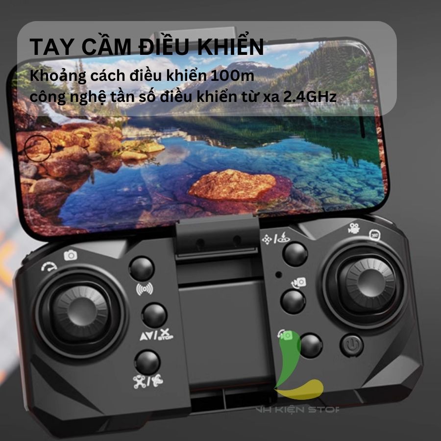 Flycam P14 - Thiết bị bay giá rẻ có camera kép HD, tích hợp nhiều tính năng thông minh và dung lượng pin khủng