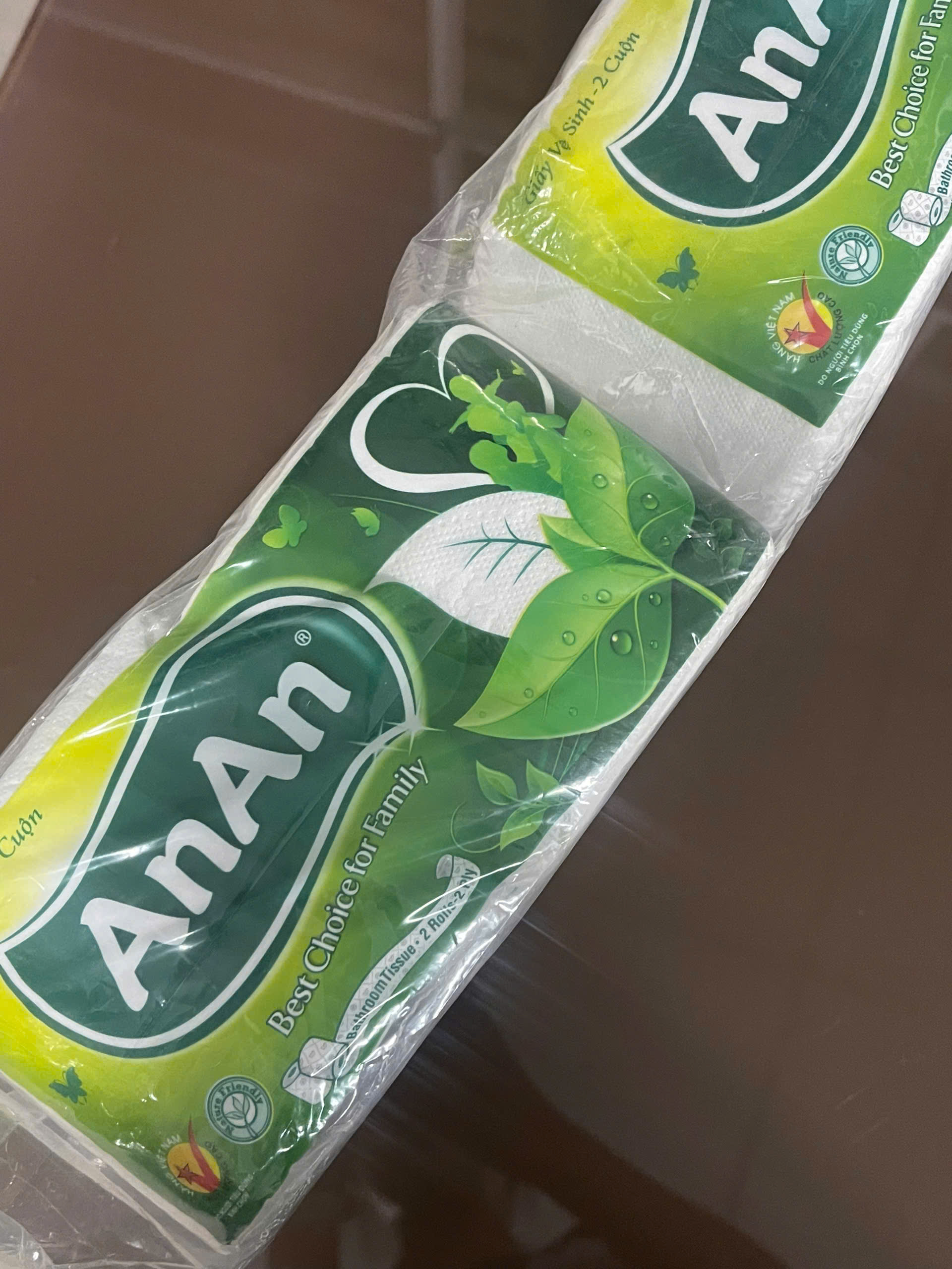 Khăn Giấy Vệ Sinh Anan 10 Cuộn Khăn Giấy Khô Đa Năng 2 Lớp