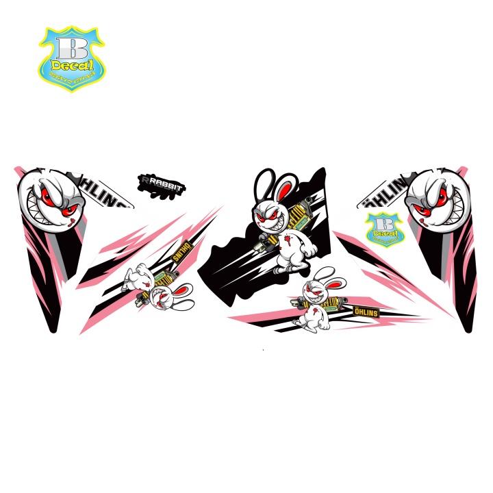 Tem rời vario 150 thỏ trắng