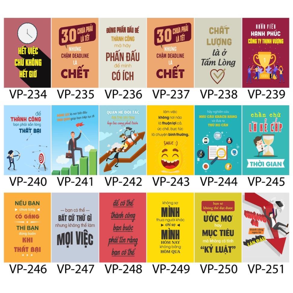 Tranh văn phòng trang trí phòng học, tranh động lực, slogan trang trí hơn 400 mẫu chỉ 39k