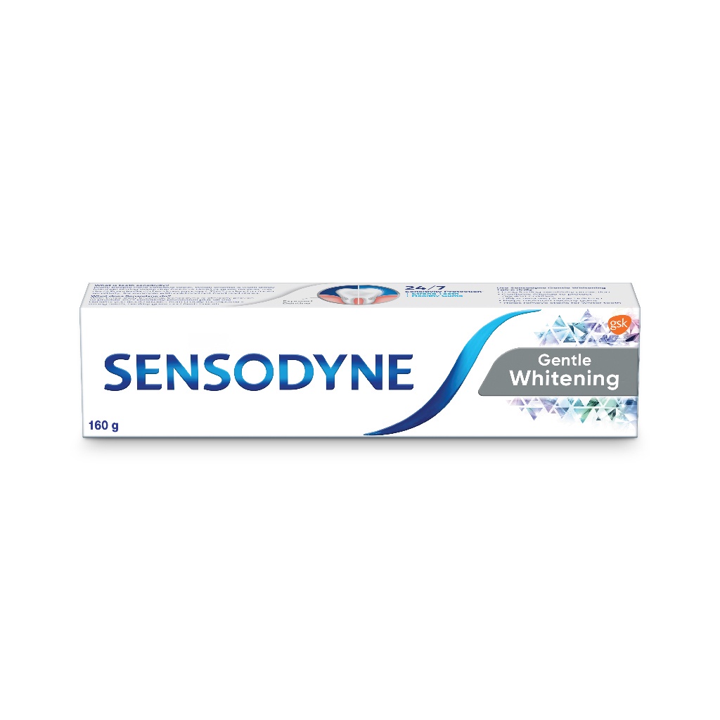 [Mua 1 Tặng 1] Kem Đánh Răng Sensodyne Gentle Whitening 160g/tuýp Tặng BCDR Sensitive Extra