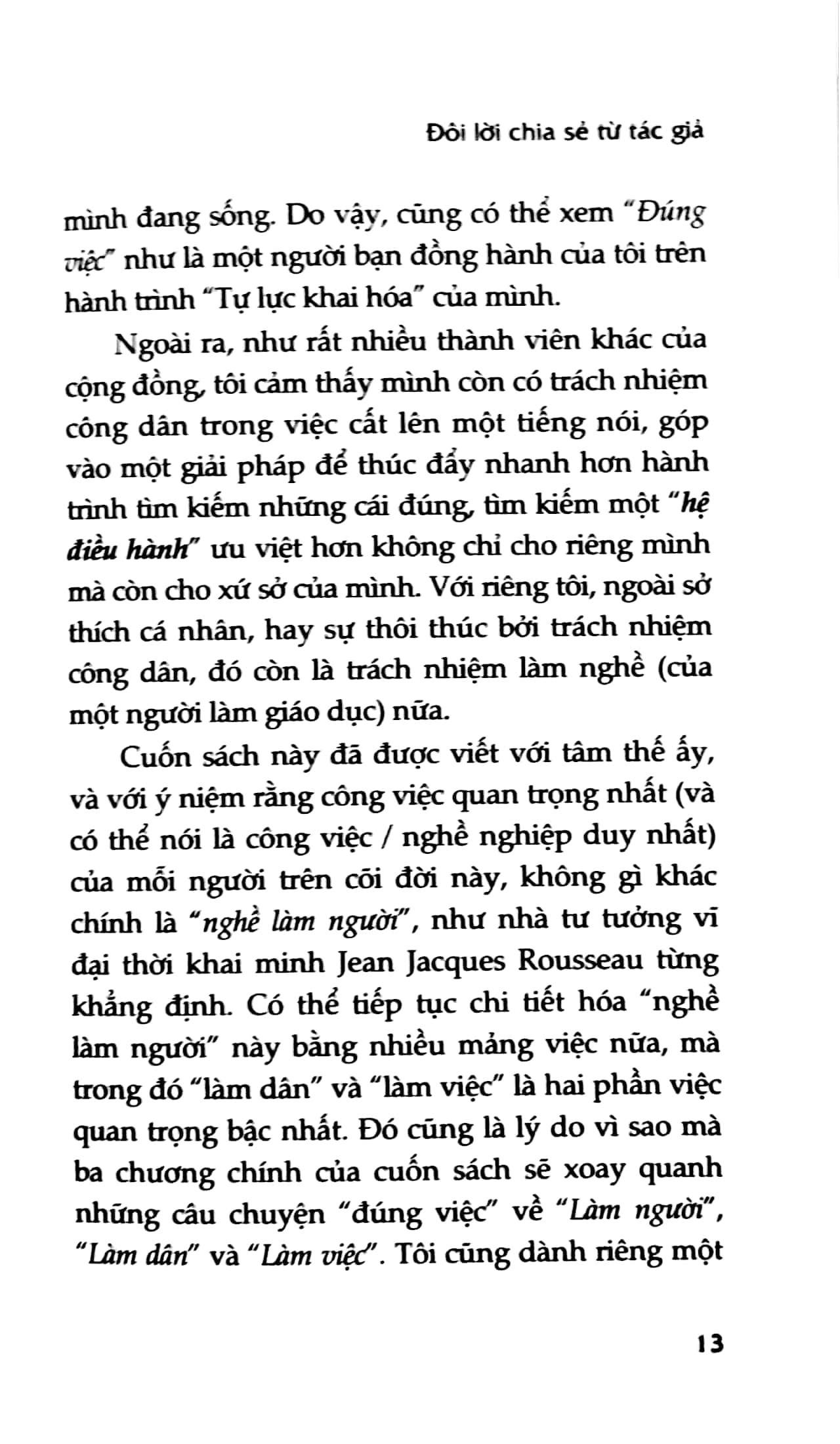 Đúng Việc - Một Góc Nhìn Về Câu Chuyện Khai Minh - Bìa Cứng