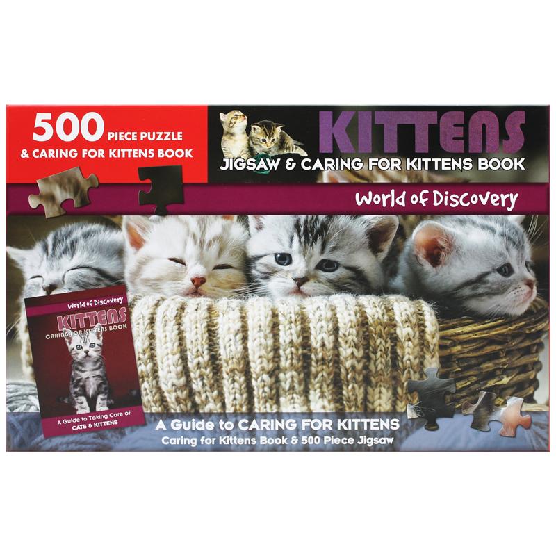 World Of Discovery - Jigsaw &amp; Caring For Kittens Book: Kittens